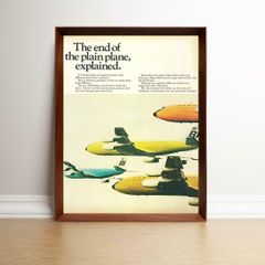 希少 ブラニフ航空 Braniff インターナショナル ハワイ ポスター 額装 希少 ブラニフ航空 Braniff インターナショナル ハワイ ポスター 額装