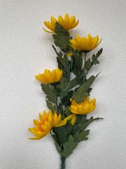 枝　小道具　菊持ち枝　黄菊花　15-610  税込み