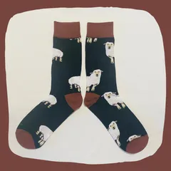 ひつじクルーソックス #226