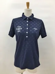 キャロウェイ Callaway ポロシャツ L ロゴ刺繍 ネイビー 2506WS085