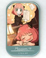 [중고] 배지 핀즈 MISSION:11 <별> 메인 비주얼 스퀘어 캔 배지 [SPY×FAMILY]