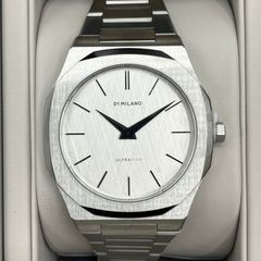 【未使用品】 D1 MILANO  ディーワンミラノ ウルトラ シン リネン 40mm  ステンレス ベルト シルバー UTBJ23 腕時計 クオーツ 質屋・リサイクルマート宇部店