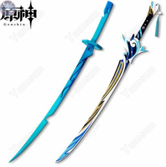 新品 未使用 原神 神里綾人(かみさとあやと)コスプレ道具 波乱月白経津 げんしん Kamisato Ayato モチーフ武器 cospaly 装備品 道具 コスプレ用 学園祭 撮影 誕生日プレゼント