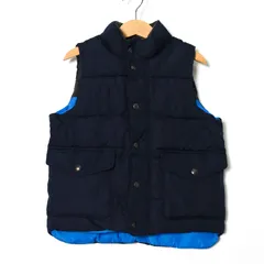 ギャップ ダウンベスト 中綿入り アウター キッズ 男の子用 110サイズ ネイビー GAP 【中古】