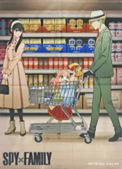 【中古】ポスター 描き下ろしA3サイズ布ポスター フォージャー家 「Blu-ray/DVD SPY×FAMILY Vol.1～Vol.3」 TOHO animation STORE連動特典