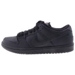 NIKE SB (ナイキエスビー) DUNK LOW PRO ISO Triple Black ダンク プロ ローカットスニーカー ブラック US8/26.0cm FJ1674-001