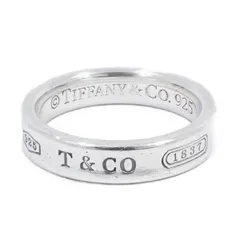 TIFFANY＆Co. ティファニー 1837 ナロー リング 指輪 シルバー925 7.5号【いおき質店】