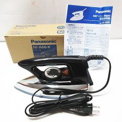 美品 Panasonic パナソニック ドライアイロン NI-A66-K 2021年製 動作確認済み ブラック 黒 家電 D147S