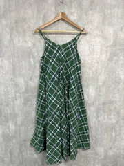 FREAK'S STORE フリークスストア チェック キャミソール ワンピース sizeF/緑 ■◆ レディース