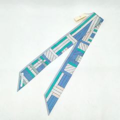人気柄！　エルメス　ツイリー　ブルー系　それぞれの巣作り 美品】HERMES エルメス ツイリー それぞれの巣作り - メルカリ