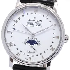 ブランパン Blancpain 6263-1127-55B ヴィルレ コンプリートカレンダー ムーンフェイズ 自動巻き メンズ良品保証書付き_866918のサムネイル
