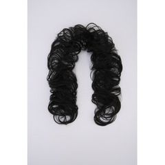 Priscilla Rope Wig, Round Curl, VO-60, Heat Resistant, TBK (Black)