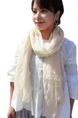 [Rastole] スカーフ ストール 【スタイリスト監修】 秋 冬 レディース 夏 大判 UVカット99％ 薄手 ガーゼ