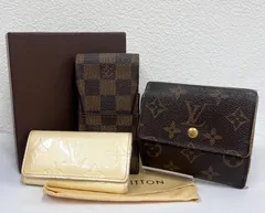 LOUIS VUITTON ルイヴィトン 財布 キーケース 3点セット モノグラム ダミエ ヴェルニ 01BS214