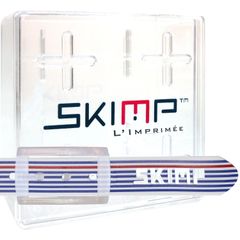 SKIMP プリントベルト メンズ レディース ゴム ゴルフ スノボ 防水  長さ約140cm 幅約3.4cm スキンプ【ストライプ3】