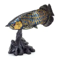 Amazon.co.jp: ハンドメイド 40cmアロワナ壁掛け 魚模型
