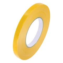 uxcell カラフルなクラフトガッファーテープロール マ ット ガファーズ DIY フォト アルバム ギフト デコレーション 背景ケーブル フロアテープ用 イエロー 12.7 mm x 60ヤード 1個