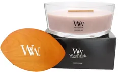 WoodWick アロマキャンドル 焚火 ウッドウィック ハースウィック キャンドル 焚き火の音がするキャンドル ギフト 女性 プレゼント 香り アロマ (バニラ＆シーソルト)