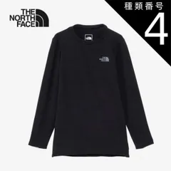 種類4：(K)ブラック/130 ザ・ノース・フェイス キッズ アンダーウエア カットソーTHE NORTH FACE NUJ62340 L/S WARM CREW ロングスリーブウォームクルー インナー 光電子 メール便  ノースフェイス (230927) 子