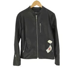 アズールバイマウジー AZUL by moussy 21AW FAUX LEATHER SINGLE RIDERS フェイク レザー シングル ライダース メンズ JPN：S のサムネイル