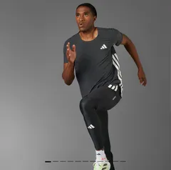 adidas adizero アディゼロ ランニング Tシャツ 黒 S