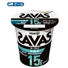 明治　ザバスMILK PROTEINヨーグルト脂肪0 低糖質　125g×12コ/2ケース【クール便 】ヨーグルト ミルクプロテイン　濃縮ヨーグルト /タンパクト/乳たんぱく飲料