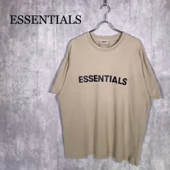 『ESSENTIALS』エッセンシャルズ (M) フロントロゴ Tシャツ