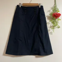 ★美品★マイケルコース　本革スエード　スカート　青　レディースM ☆美品☆マイケルコース 本革スエード スカート 青 レディースM