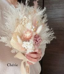 167【ご依頼品】スプリングブーケ　ブートニアセット　パンパスグラス　ウェディング