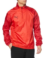 [プーマ] サッカー ウインドブレーカー ブルゾン 防風 撥水 TEAMCUP ウラトリコット ピステトップ 658811 メンズ レッド(01) XL [プーマ レッド(01)] [XL]