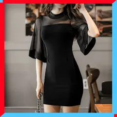 新品 ミニドレス レディース 黒タイト セクシー お洒落 細身 ショート キャバクラ 服 春夏秋冬 【送料無料】