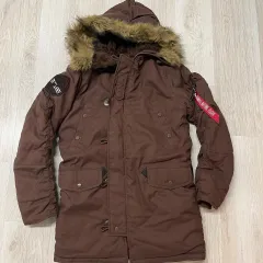 ALPHA INDUSTRIES(アルファ インダストリーズ) n3b 茶色 XS