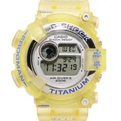 CASIOフロッグマンWCCS金マンタカスタム限定モデル。美品です。本体のみ。 GショックWCCSカスタム マンタ CASIO カシオ G-SHOCK クリア