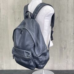coach レザーリュック　ブラック COACH ブラックレザー リュック