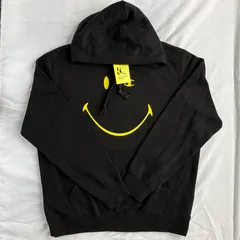 忍者丸 様専用です☆ チャンピオン CHAMPION スマイリー SMILEY ニコちゃん スマイル パーカー スマイルパーカー フード スウェット シャツ L サイズ ブラック フード付き フロントプリント メンズ ユニセックス デザインパーカー ストリート
