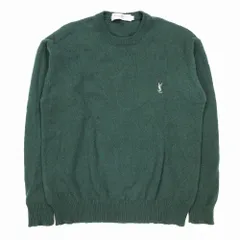 未使用級✨希少 イヴサンローラン カーディガン ウール 深緑 金ボタン YSL 未使用級✨希少 イヴサンローラン カーディガン ウール 深緑 金