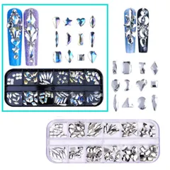 パーツ ミックス ストーン ハンドメイド デコ電 ネイルジュエリー　オレオネイル