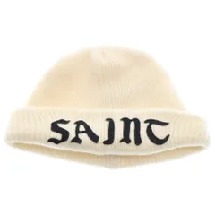 suppp様ご購入確定　新品　未使用　SAINT M アイボリー ニット帽 Amazon.co.jp: AW ニット帽 SAINT KNIT CAP : ファッション