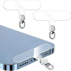 [ZXZone] ストラップホルダー スマホ ストラップホール ネックストラップ 落下防止 首掛け 斜めがけ 肩掛け 首かけ ショルダー ネックストラップ 肩かけ 携帯ストラップ iphone android スマホアクセサリ薄型 一体成形