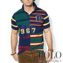 ポロラルフローレン カスタムフィットポロ [ペナントデザイン／半袖ポロシャツ]