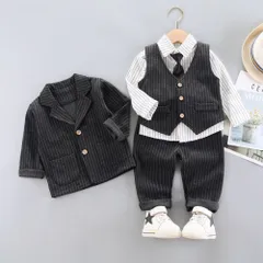 ☆ ブラック ☆ 90CM ☆ フォーマルスーツ 男の子 5点セット mw604 男の子 フォーマル ベスト セット 入園式 卒園式 ベビー服 スーツ 5点 セット 80 90 100 110 cm 子供 春 おしゃれ 赤ちゃん セットアップ ジャケット