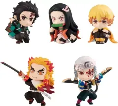 【中古】食玩 トレーディングフィギュア 鬼滅の刃 ADVERGE MOTION 4セット