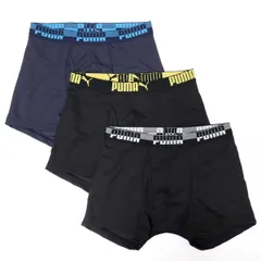 ★プーマ PUMA 新品 メンズ 前開き 下着 ボクサーブリーフ ボクサーパンツ アンダーウェア 3枚セット SET [5SPU106-BLK-LL] WEA★QWER★