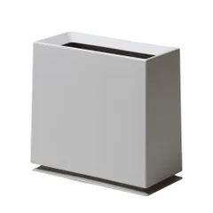 Color:03)グレー_PatternName:a)単品 ideaco(イデアコ) ゴミ箱 角型 8.5L W31.5?D15?H30cm TUBELOR BRICK gray (チューブラー ブリック グレー)