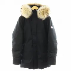ピレネックス Pyrenex アナーキー ANNECY ダウンジャケット ラクーンファー フード アウター M 黒 ブラック CFU262000085 /AN33のサムネイル