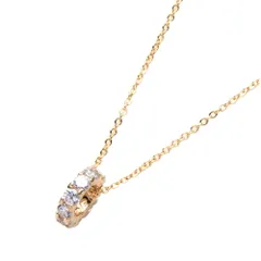 【ゴールド×ワンサイズ】[Cream dot. クリームドット公式] ネックレス レディース ロング チェーン キュービックジルコニア エタニティリング 大人 上品 エレガント シンプル  