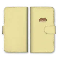 iPhone 16 ケース 手帳型 アイフォン16 スマホケース 携帯ケース ドーナツ ドーナッツ ケーキ スイーツ デザート 可愛い シュール 面白い シンプル イラスト カラー02