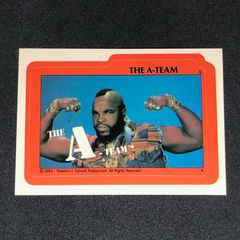 B.A. Baracus / コング 1983 Topps The A-Team ステッカー #9