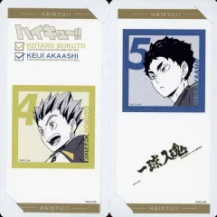 【中古】食玩 ステッカー・シール 木兎光太郎＆赤葦京治 「ハイキュー!! きゃらくたぶるステッカーズ3」