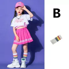 点セット セットアップ キッズ ジュニア ガールズ レディース 韓国 ストリート スポーツウェア パンツセット ダンス衣装 ヒップホップ チアガール 女の子 原宿系 キッズ ガールズ ジャッズ ボーイズ 子供セット スカートセットHZQ3588